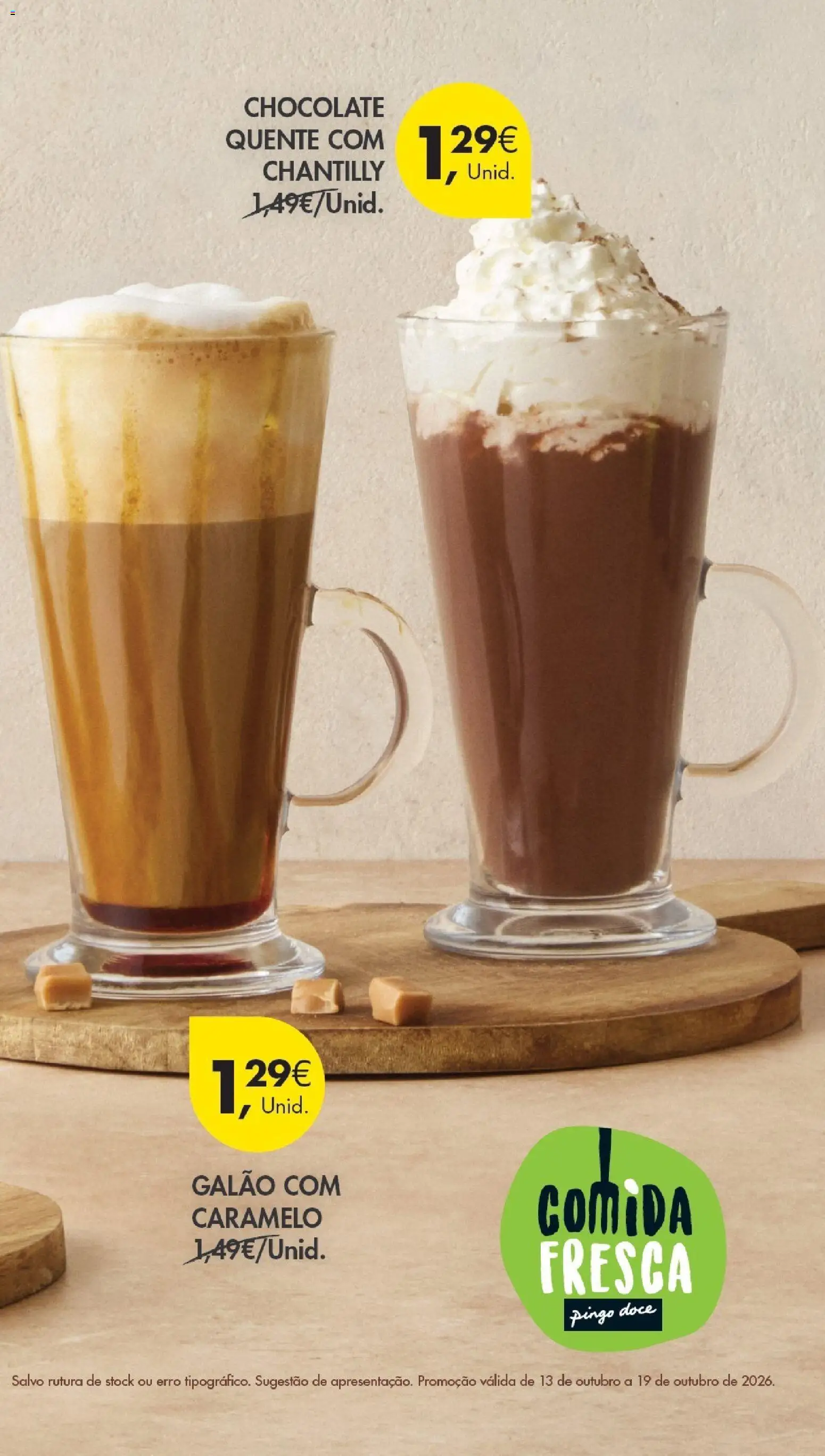 Pingo Doce folheto Poupe Este Fim de Semana │ válido de 16/10/2026 | Página: 15 | Produtos: Chocolate quente, Chantilly, Chocolate