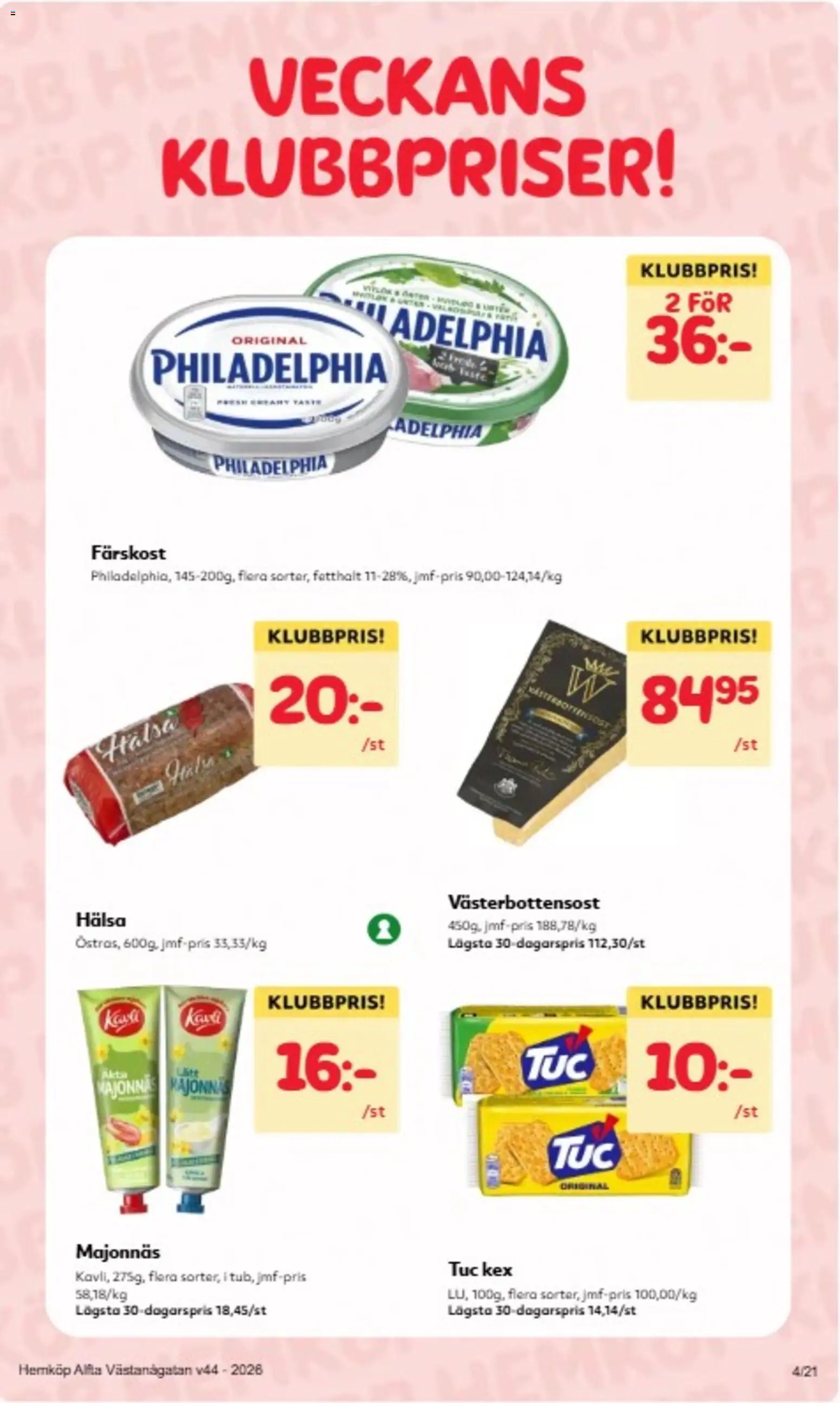 Hemköp reklamblad aktuell från 26/10/2026 | Sida: 4