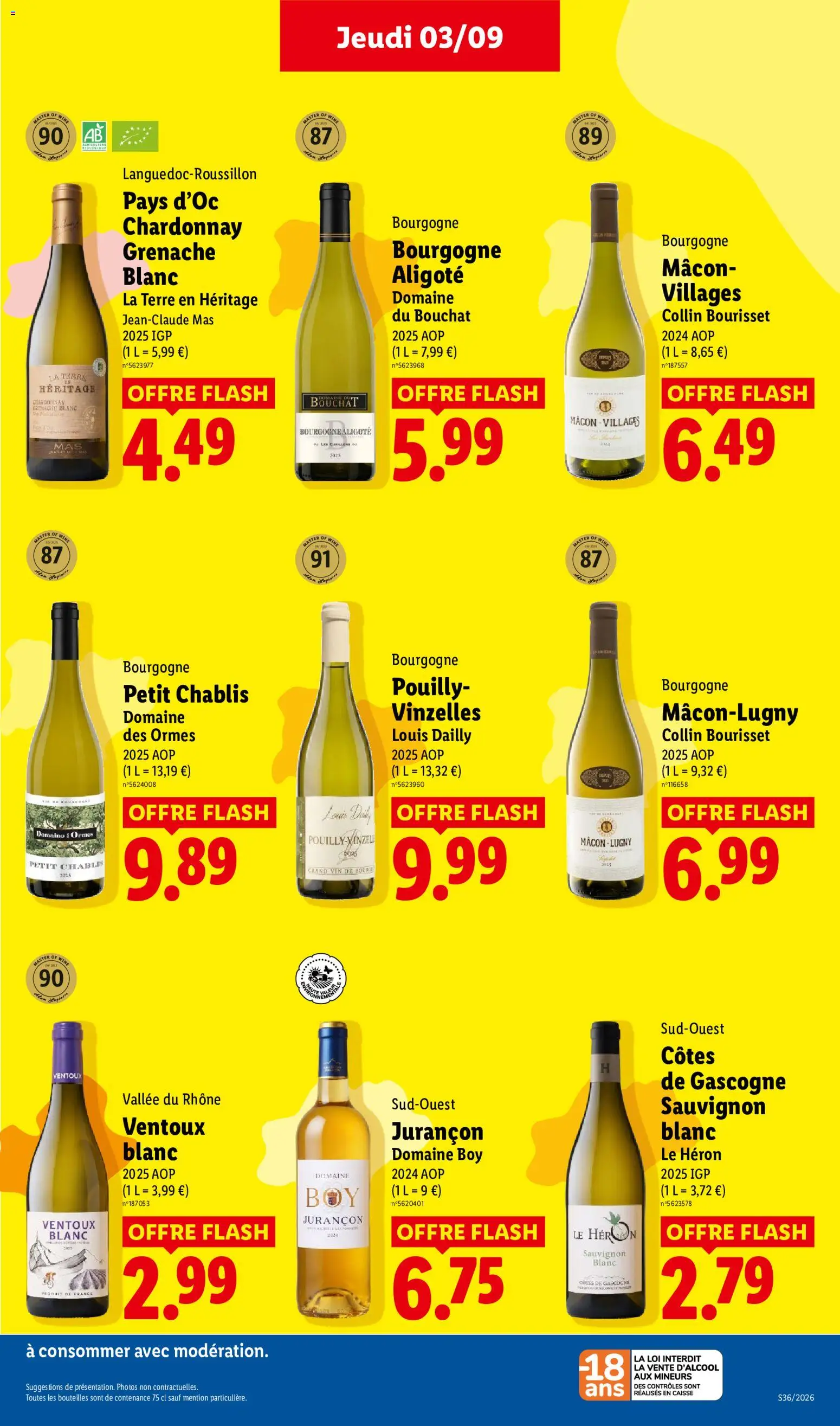 {H1} | Page: 27 | Produits: Bourgogne Aligoté, Collin Bourisset, Bourgogne, Vin