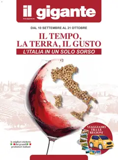 Anteprima del volantino Il Gigante volantino Vino valido a partire dal 10/09/2026