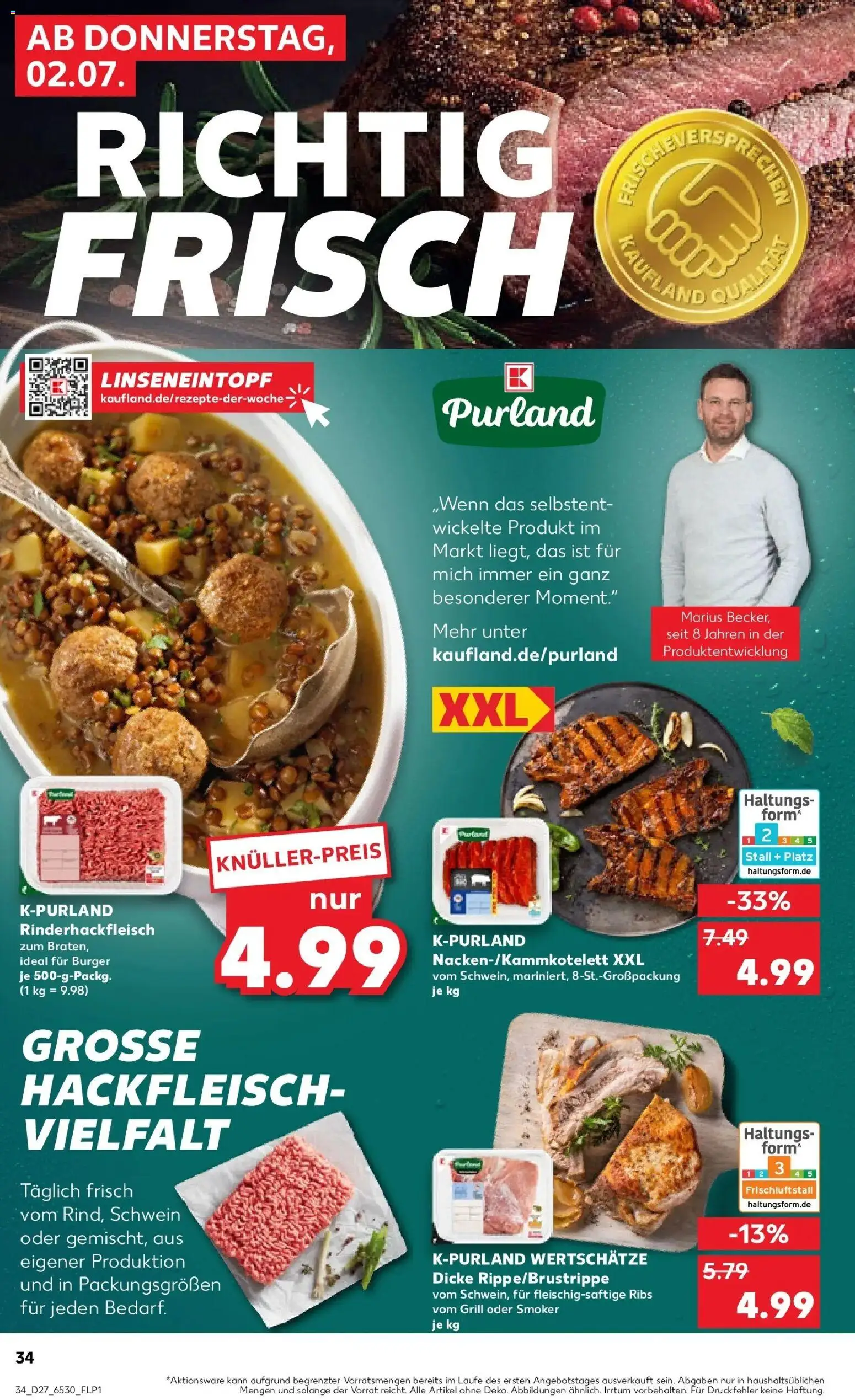 Kaufland Prospekt Frankfurt (Oder) – gültig ab 29.06.2026 | Seite: 45 | Produkte: Grill, Burger, Hackfleisch