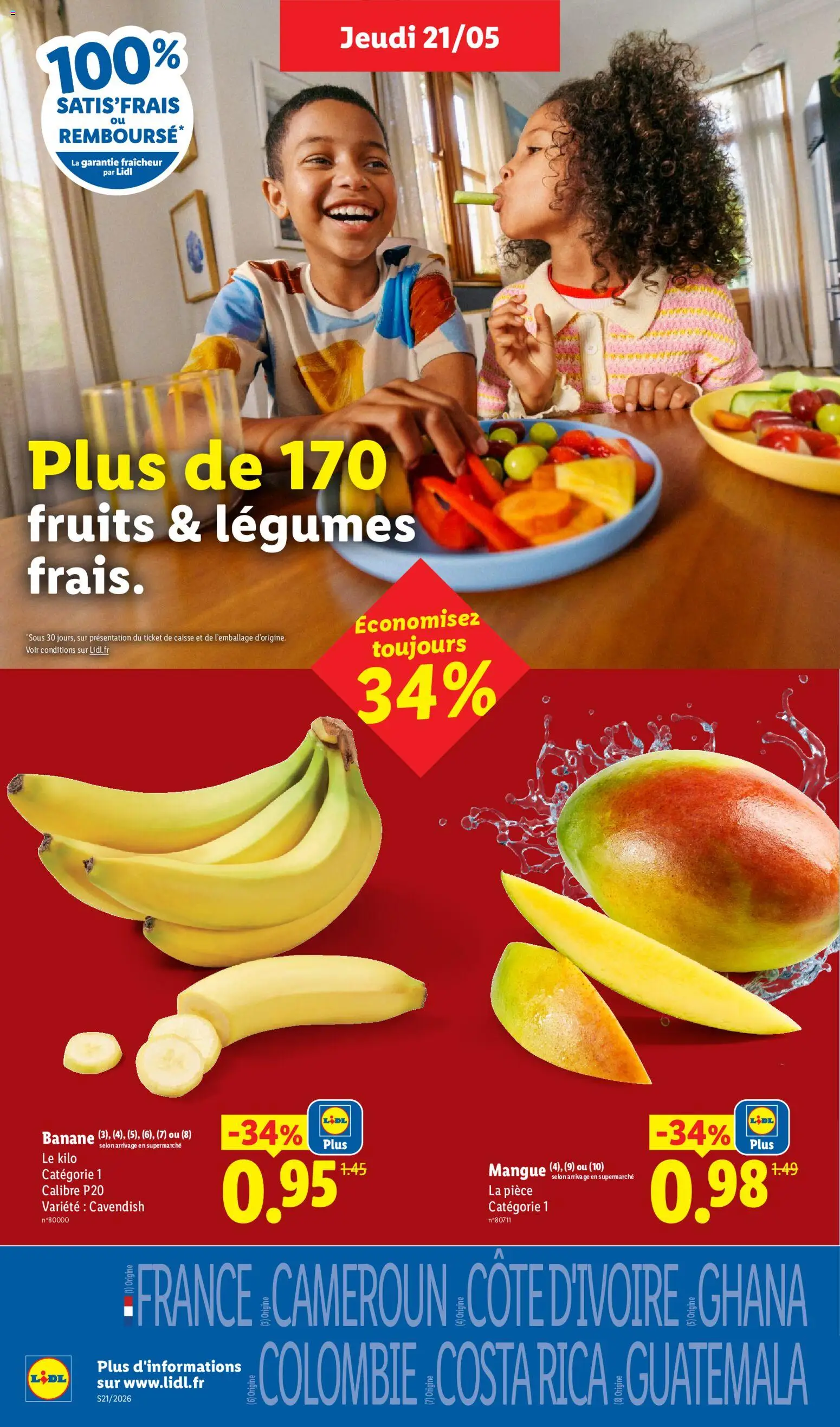 {H1} | Page: 2 | Produits: Mangue, Banane