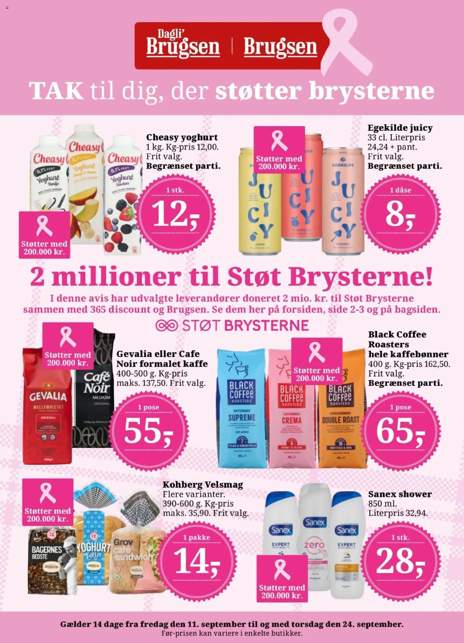 Dagli'Brugsen tilbudsavis – gyldig fra 11/09/2026 | Side: 1 | Produkter: Yoghurt, Kaffe