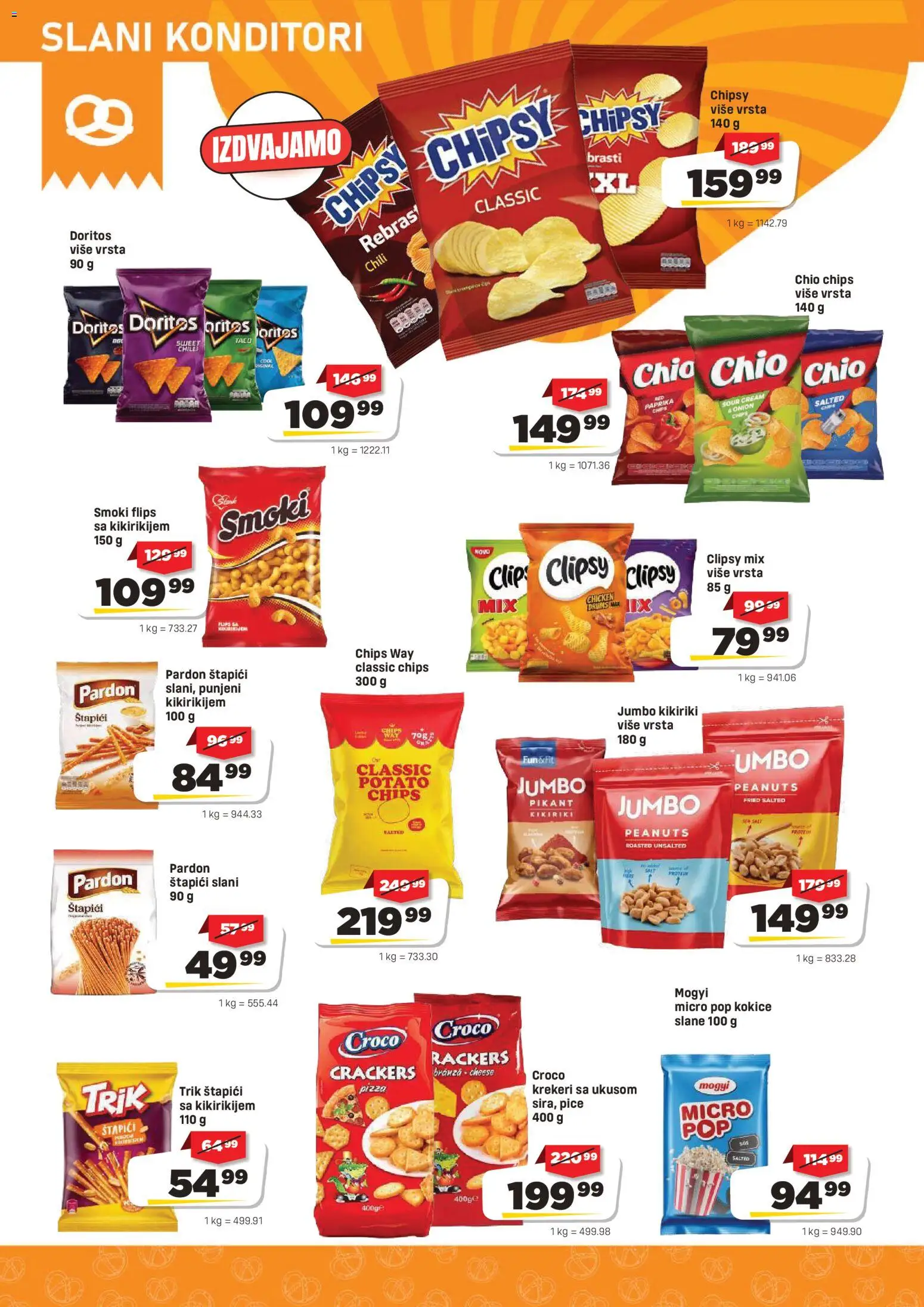 DIS katalog - važi od 04.06.2026 | Strana: 14 | Proizvode: Smoki, Kikiriki, Doritos