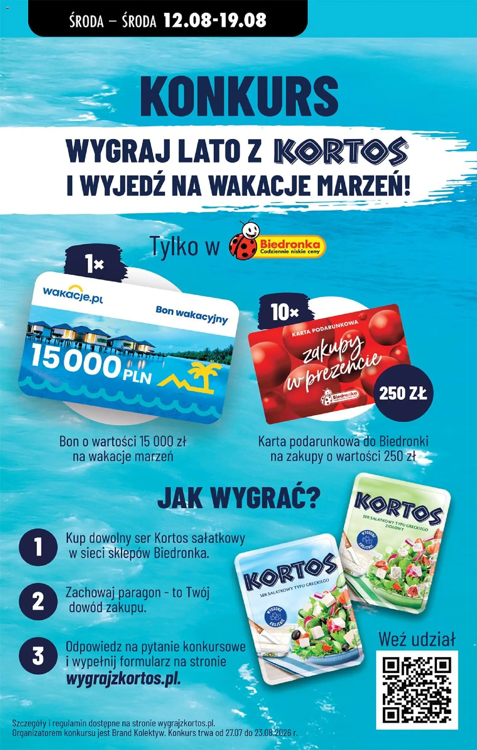 Biedronka gazetka od 10.08.2026 | Strona: 54 | Produkty: Karta, Ser sałatkowy, Ser