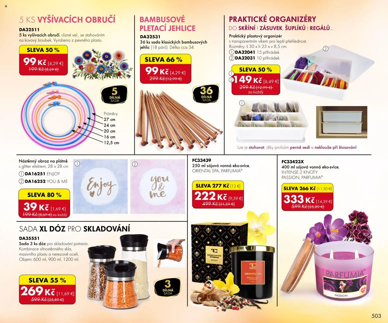 Nové Dedra akcie – leták je platný od 01.07.2026 | Strana: 3 | Produkty: Organizér