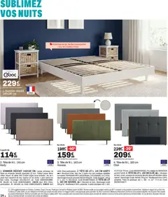 But - Prévisualisation de But catalogue mois de rêve valide à partir de 07/07/2026 | Page: 14 | Produits: Tête de lit, Mousse, Lit, Matelas