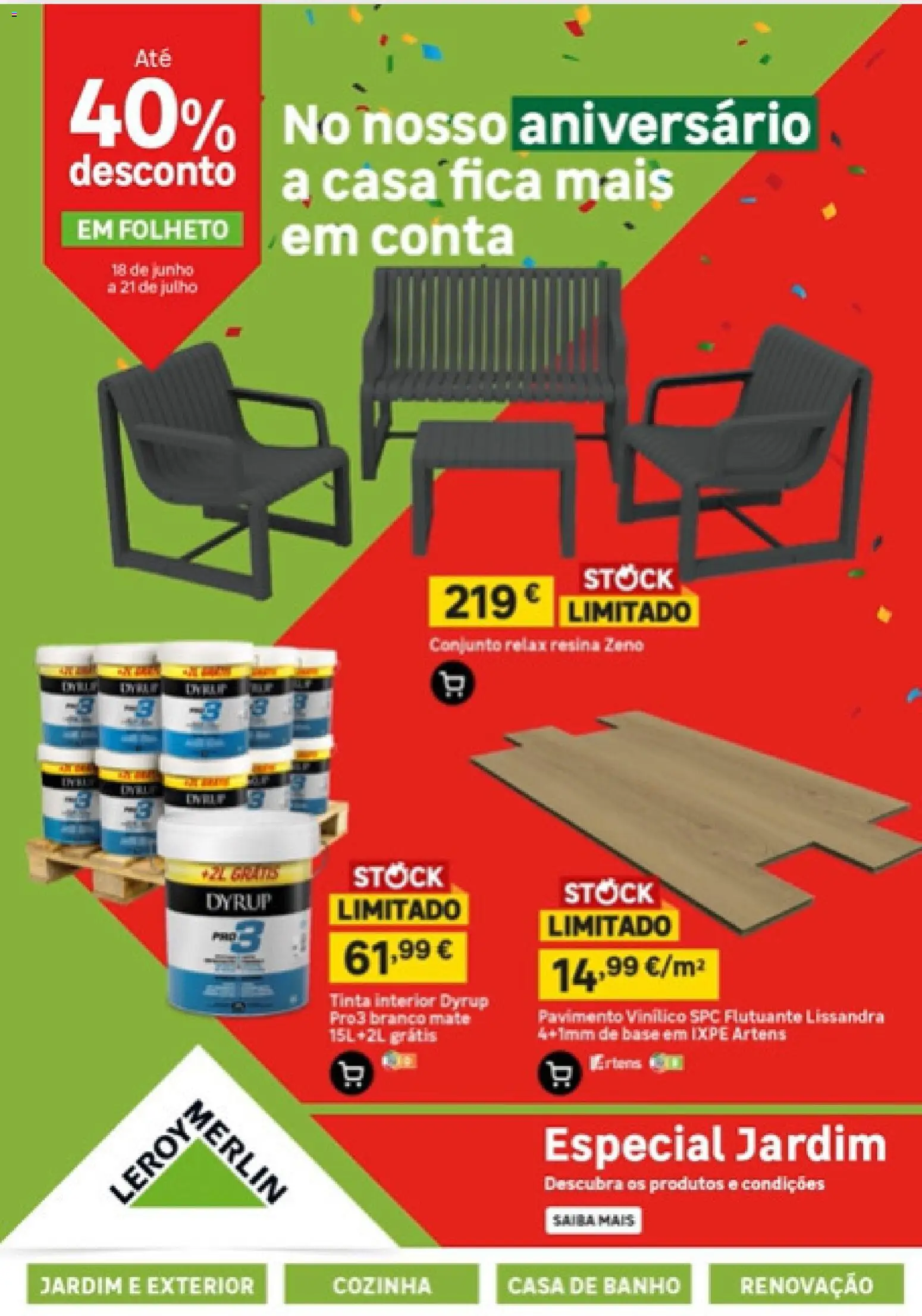 Leroy Merlin Madeira » de 18/06/2026 catalogue cover
