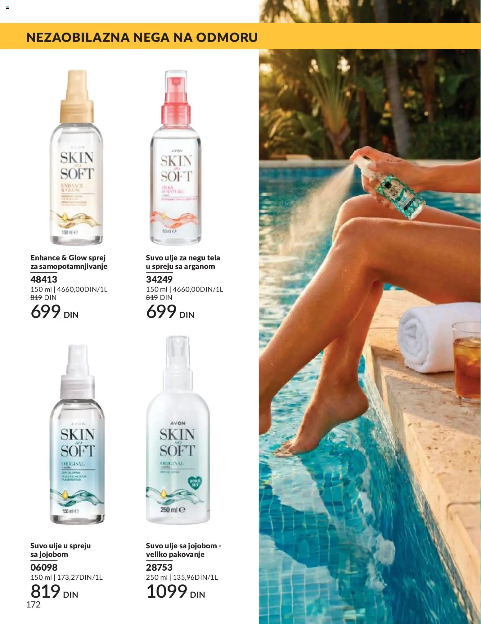 AVON katalog - važi od 01.05.2026 | Strana: 172 | Proizvode: Ulje u spreju, Pakovanje, Ulje