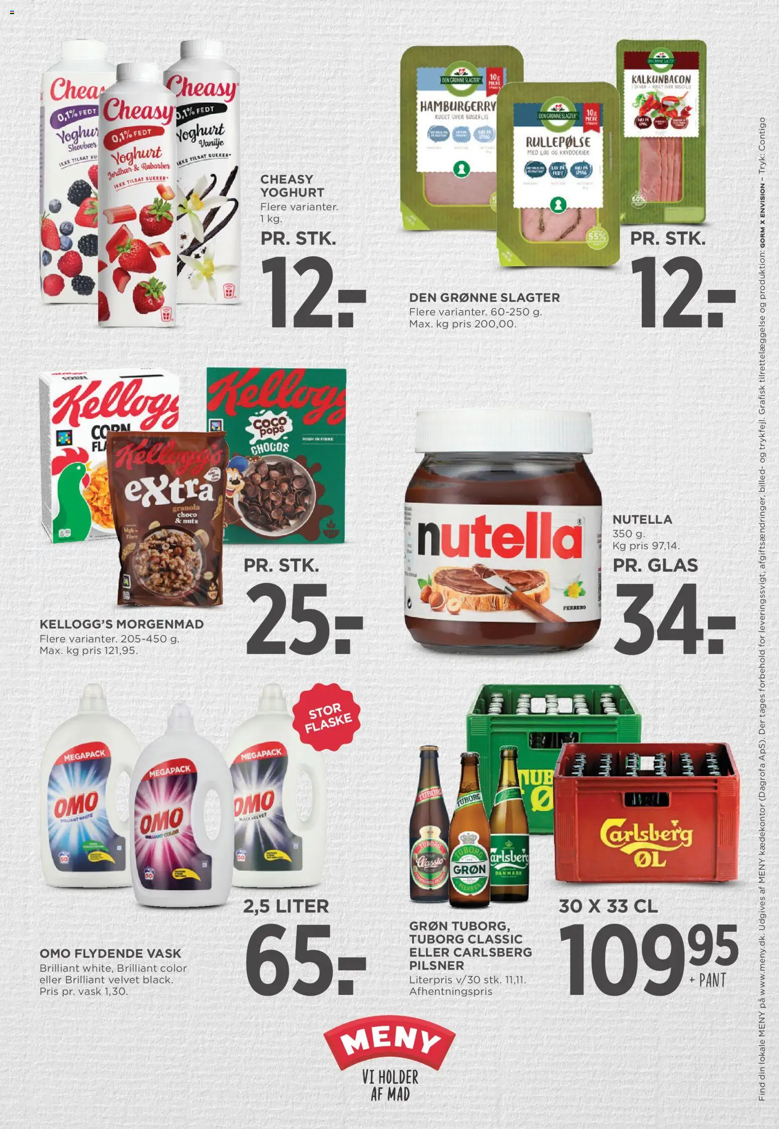 Meny tilbudsavis – gyldig fra 17/07/2026 | Side: 28 | Produkter: Rabarber, Yoghurt, Jordbær, Nutella