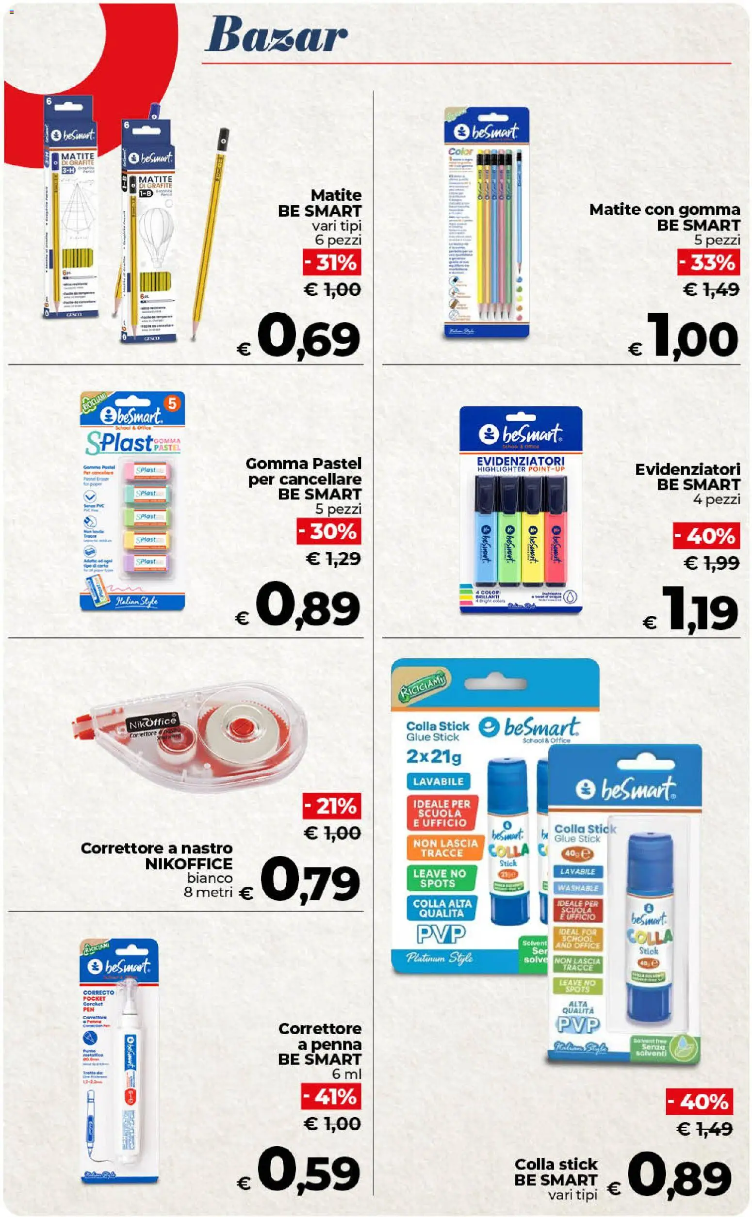 Volantino COOP del 01/09/2026 | Pagina: 51 | Prodotti: Colla, Correttore