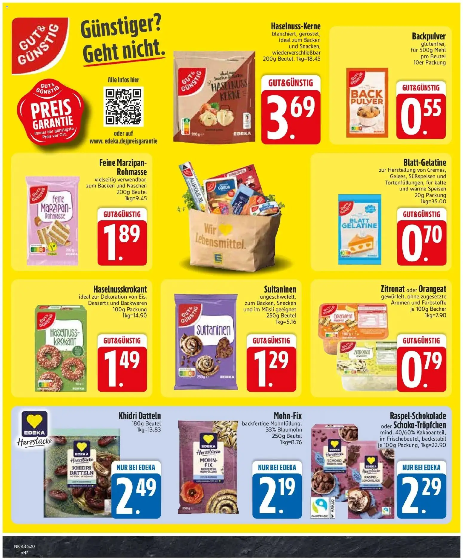 Edeka Prospekt Ebenhausen (ab 19.10.2026) » Angebote Online | Seite: 22 | Produkte: Musli, Mehl, Gouda