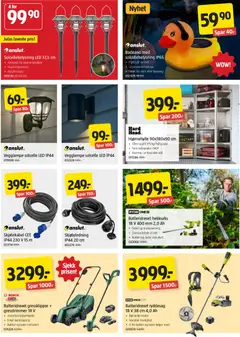 Forhåndsvisning av Jula kundeavis gyldig fra 09/07/2026 | Side: 7 | Produkter: Vegglampe, Gressklipper, Lys, Batteri