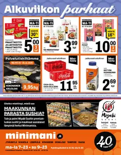 Minimani-mainoslehti voimassa 26/10/2026 alkaen