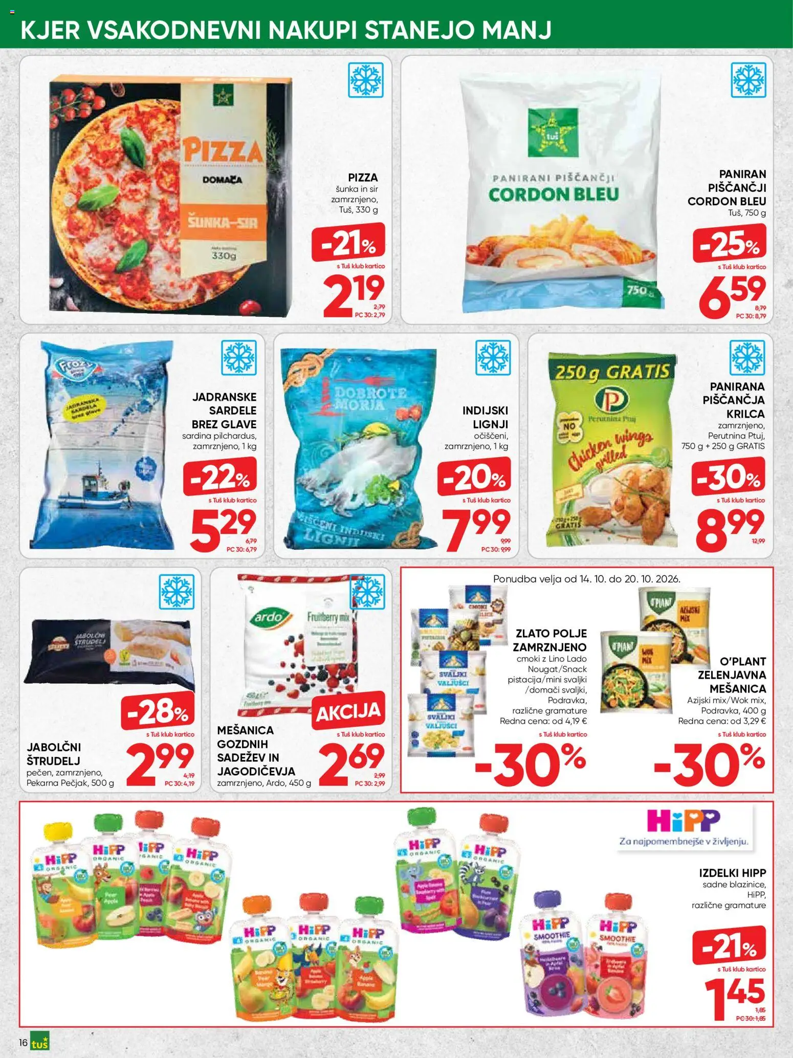 Novi Tuš katalog ponudbe – veljaven od 14.10.2026 | Stran: 16