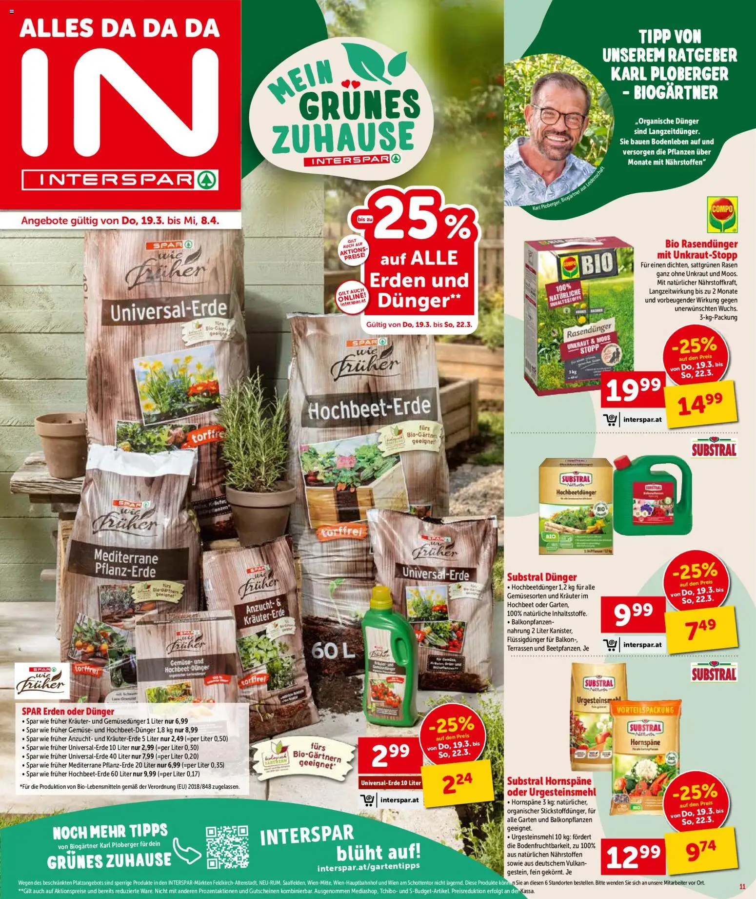 Interspar Flugblatt - Kärnten gültig ab 17.03.2026 | Seite: 11 | Produkte: Gemüse