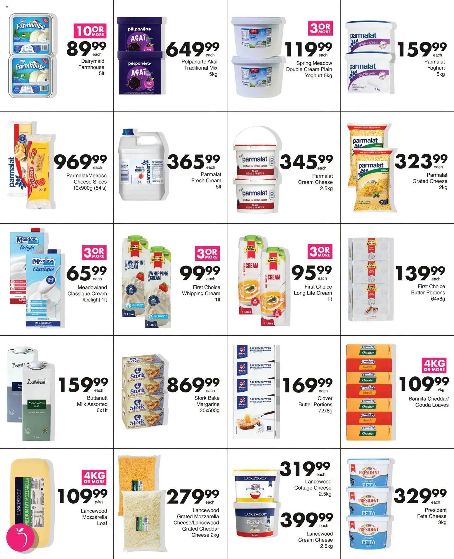 New Save catalogue – valid from 12/10/2026 | Page: 2 | Products: Butter, Margarine, Cream, Feta cheese