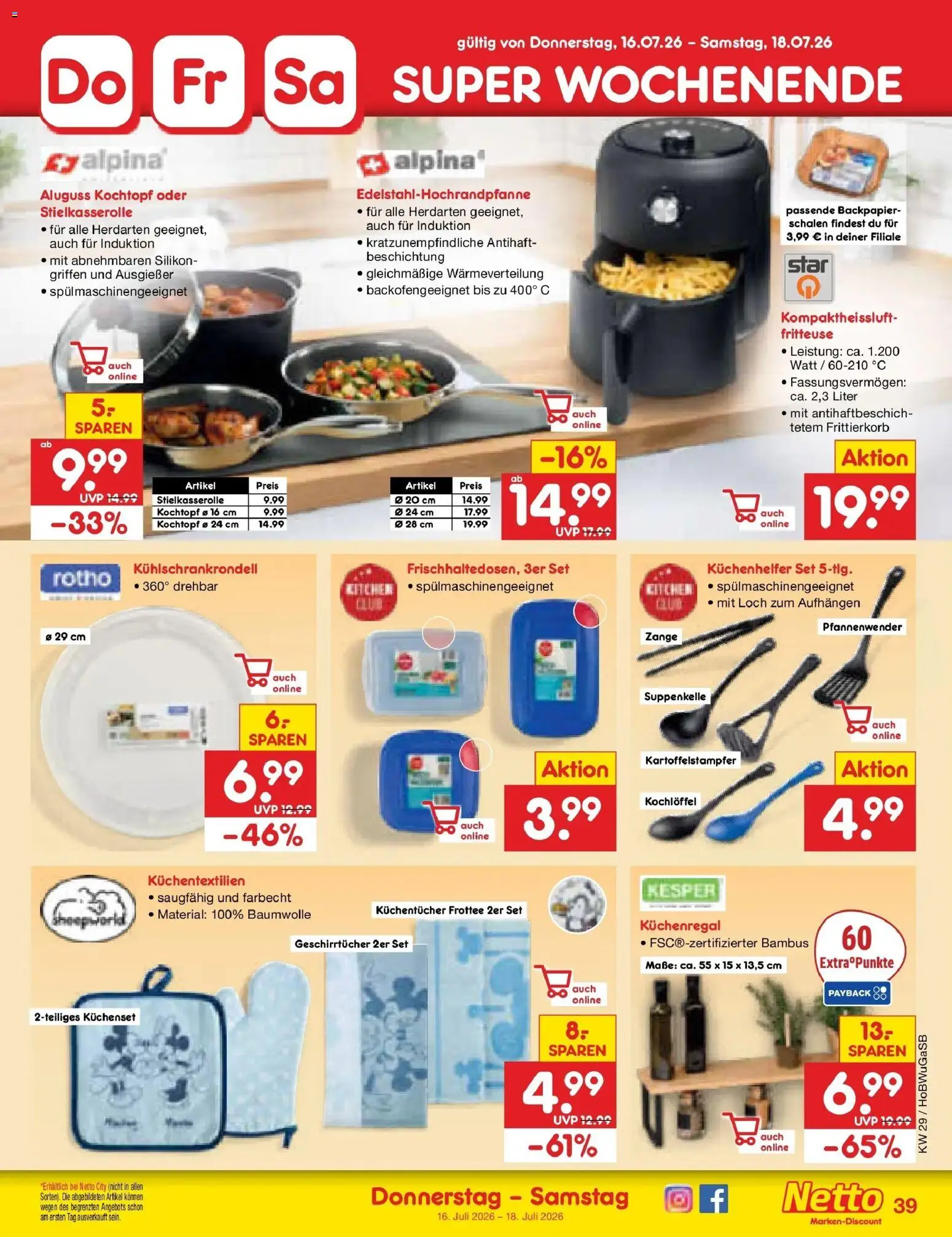 Netto Marken-Discount Prospekt Bielefeld – gültig ab 13.07.2026 | Seite: 55 | Produkte: Fritteuse