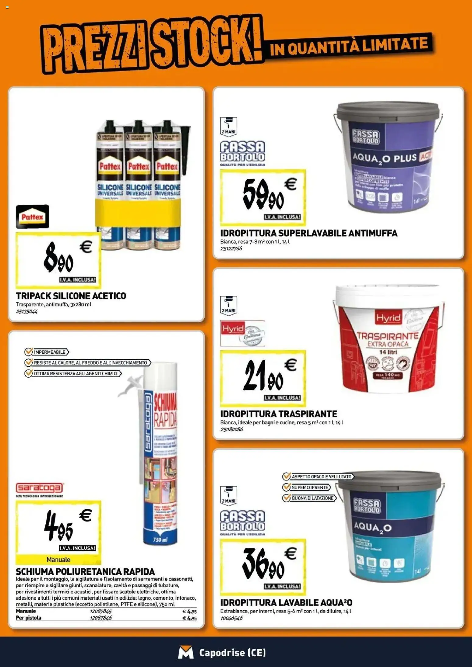 Volantino TECNOMAT del 29/10/2026 | Pagina: 13 | Prodotti: Schiuma, Silicone