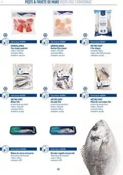 Ofertele Metro valabile de la 21.04.2026 | Pagină: 64 | Produse: Pungă, Pește, Fructe, Fructe De Mare