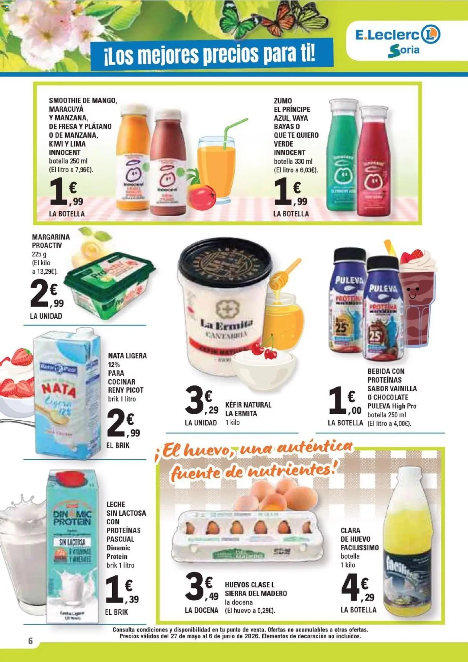 E.Leclerc - Soria │ válido desde el 27.05.2026 | Página: 6 | Productos: Lima, Chocolate, Kiwi, Té
