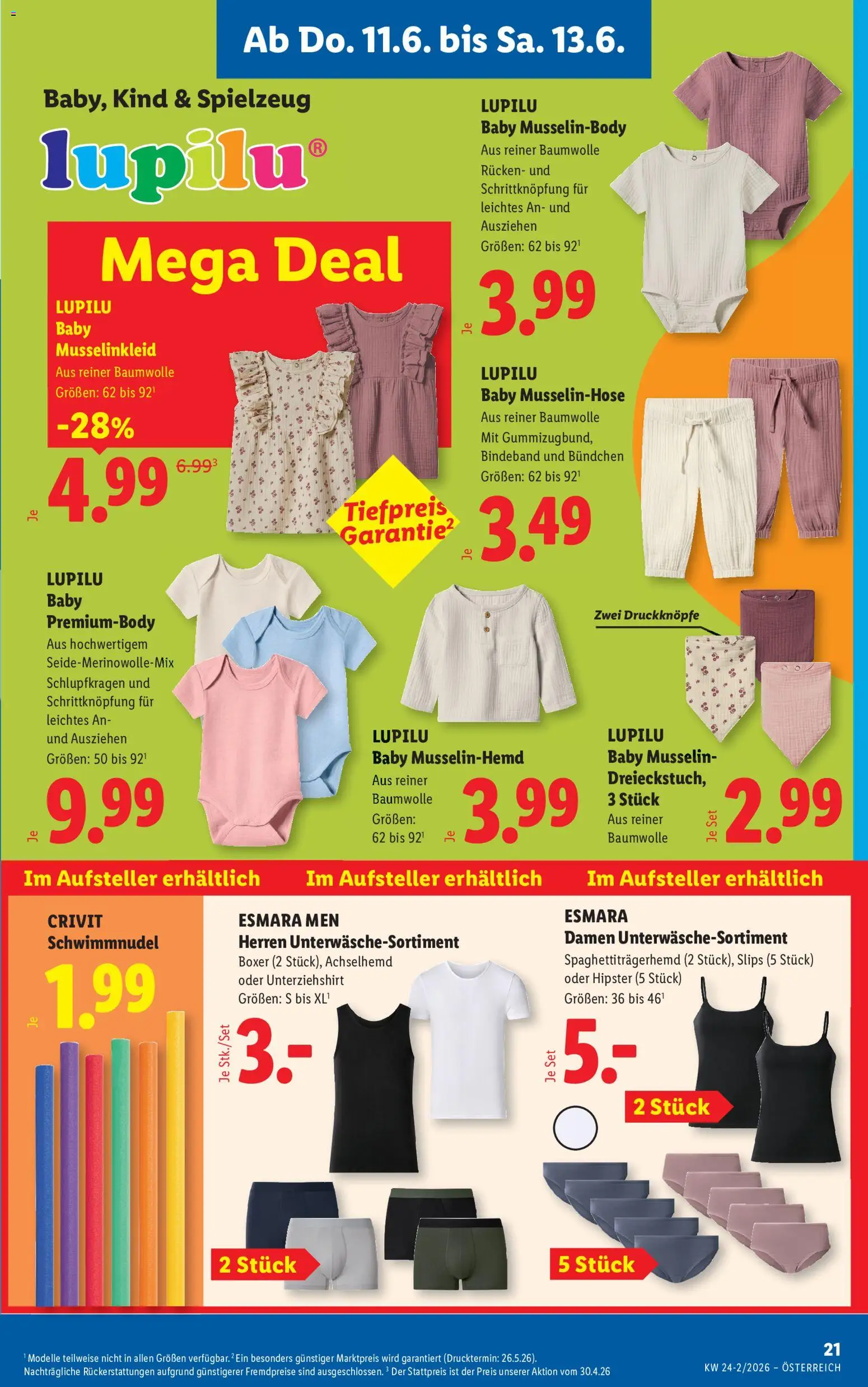 Lidl Flugblatt - Oberpullendorf, Güssing, Oberwart gültig ab 11.06.2026 | Seite: 27 | Produkte: Boxer