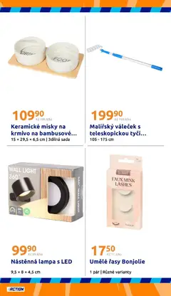 Náhled letáku Action aktuální leták od 16.09.2026 | Strana: 21 | Produkty: Váleček, Lampa, Umělé řasy, LED