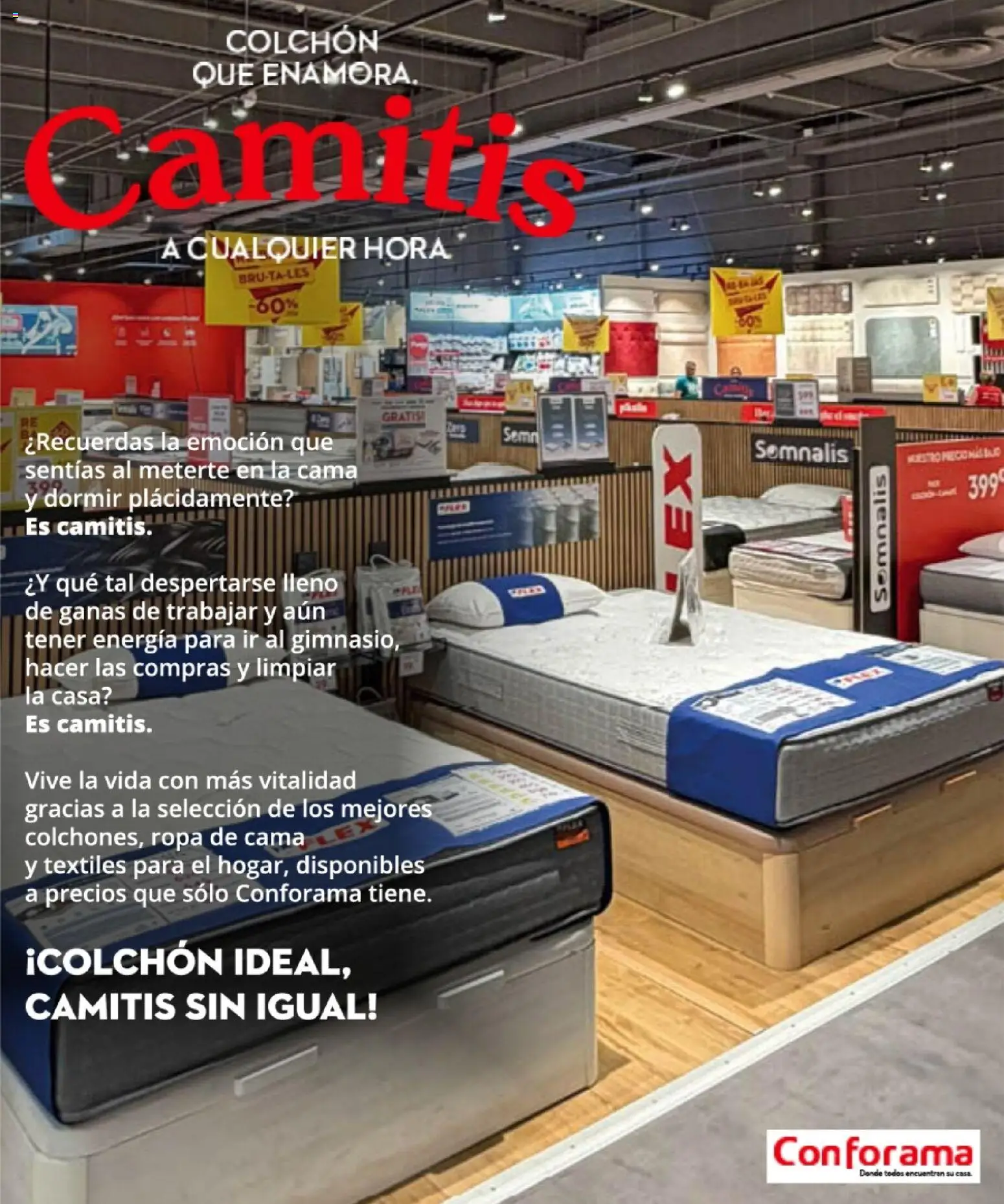 Conforama Camitis │ válido desde el 06/08/2026 | Página: 3 | Productos: Colchon, Ropa, Ropa de cama, Cama