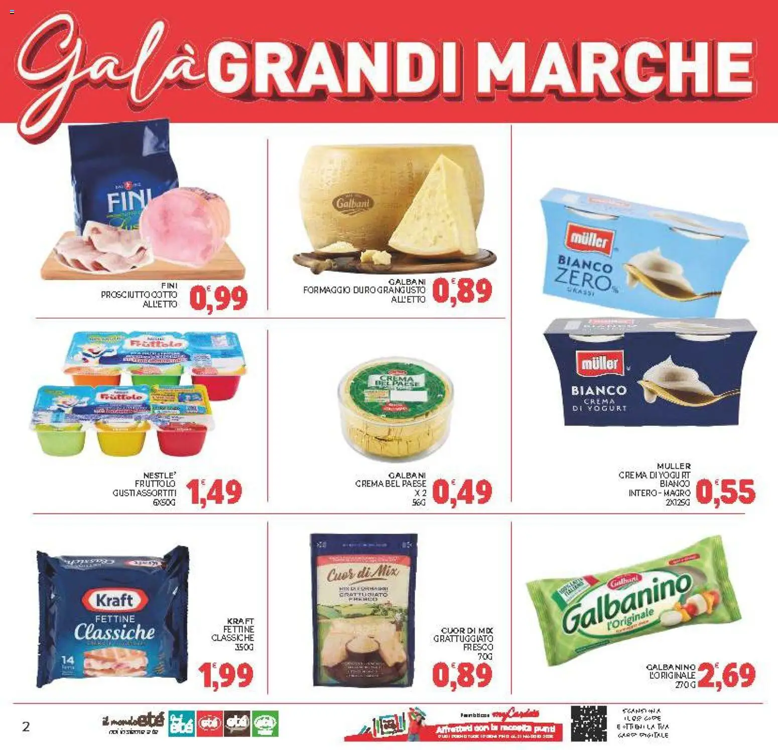 Volantino Eté del 29.04.2026 | Pagina: 2 | Prodotti: Crema, Prosciutto Cotto, Formaggio, Prosciutto