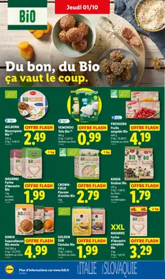LIDL - Prévisualisation de CROWN-FIELD Flocons d'avoine Bio, 1 kg valide à partir de 01/10/2026 | Page: 24