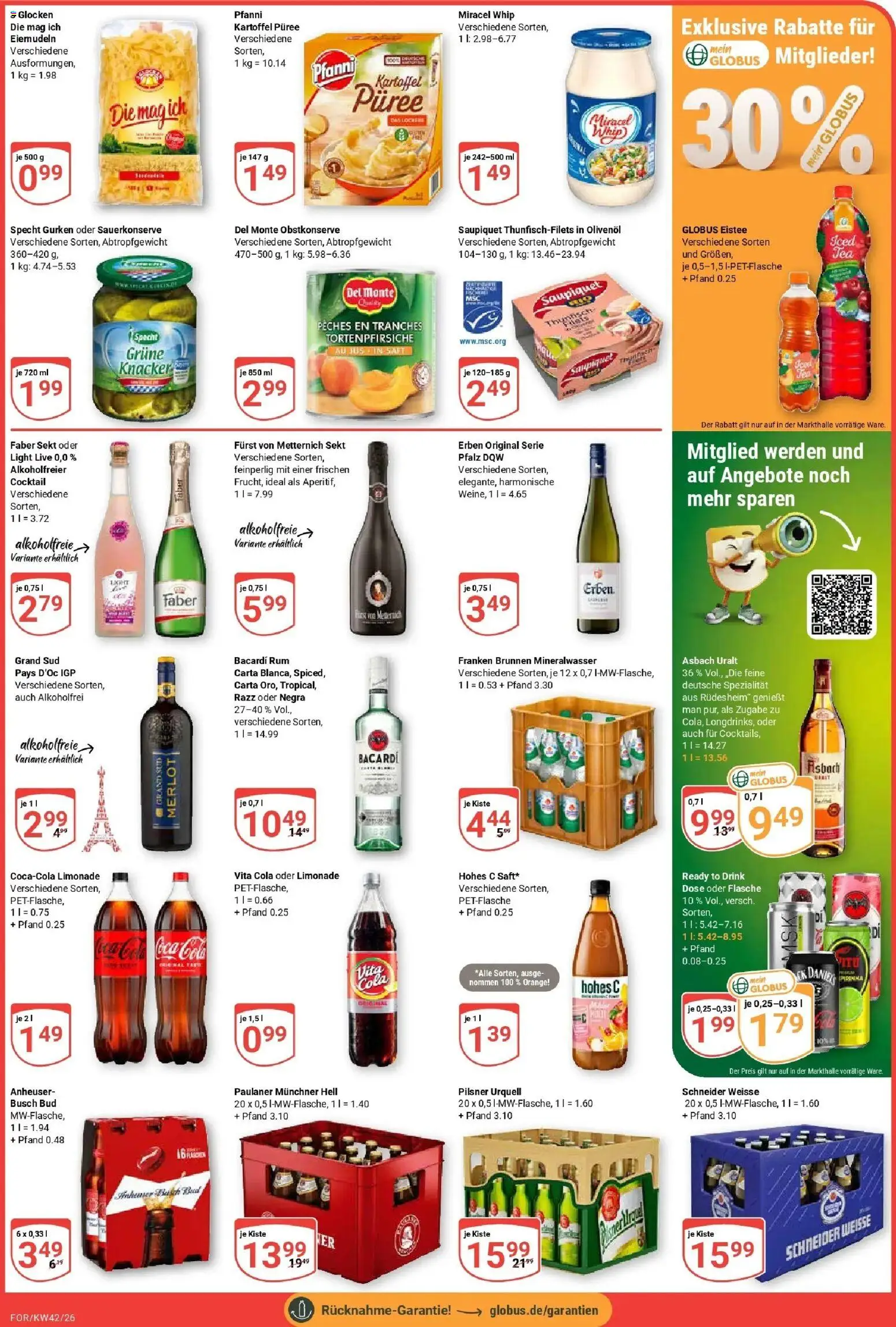 Globus Prospekt Forchheim (ab 12.10.2026) » Angebote online | Seite: 3 | Produkte: Coca cola, Cola, Grand sud, Saft