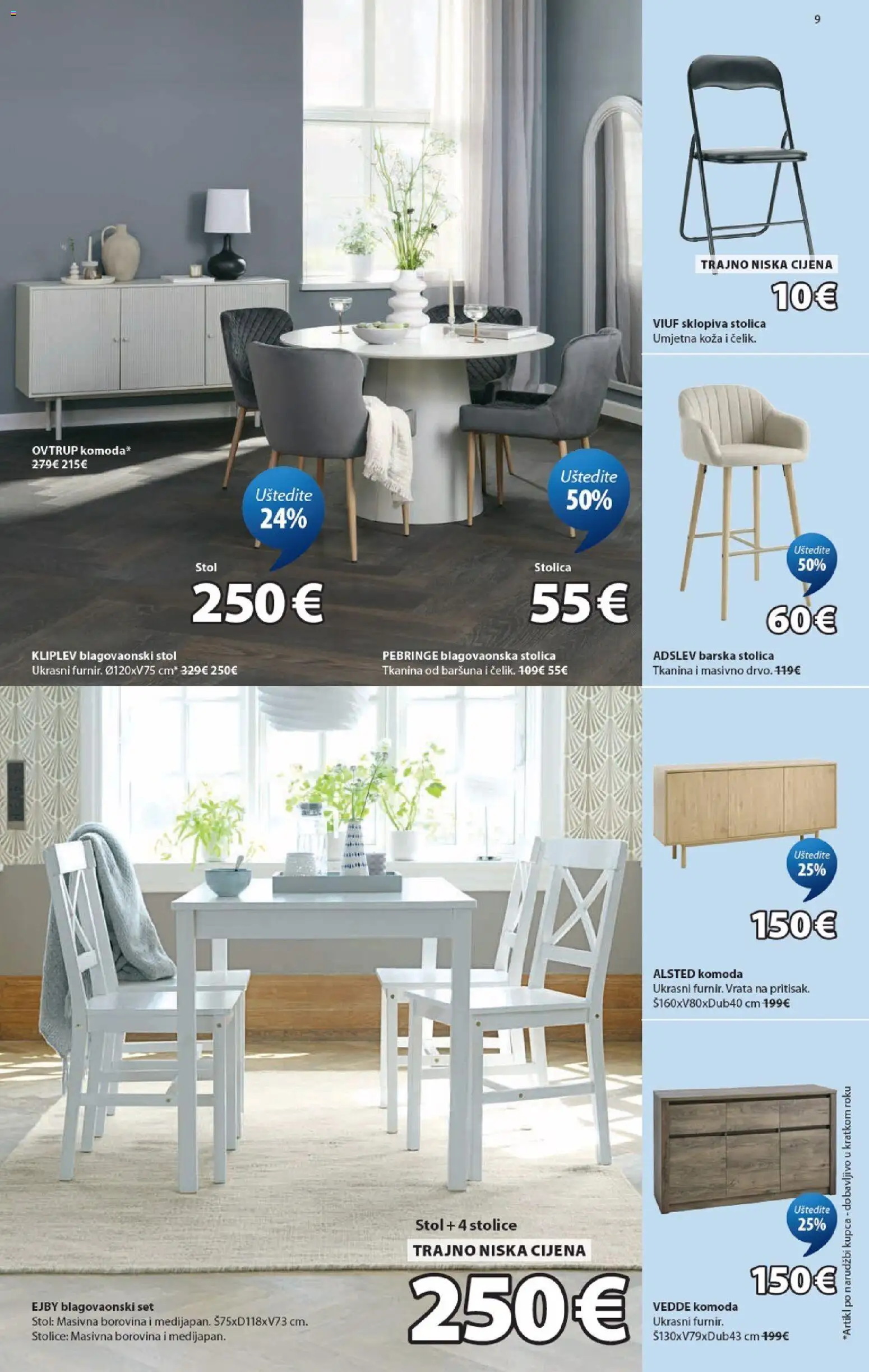 JYSK katalog | vrijedi od 02.09.2026 | Stranica: 9