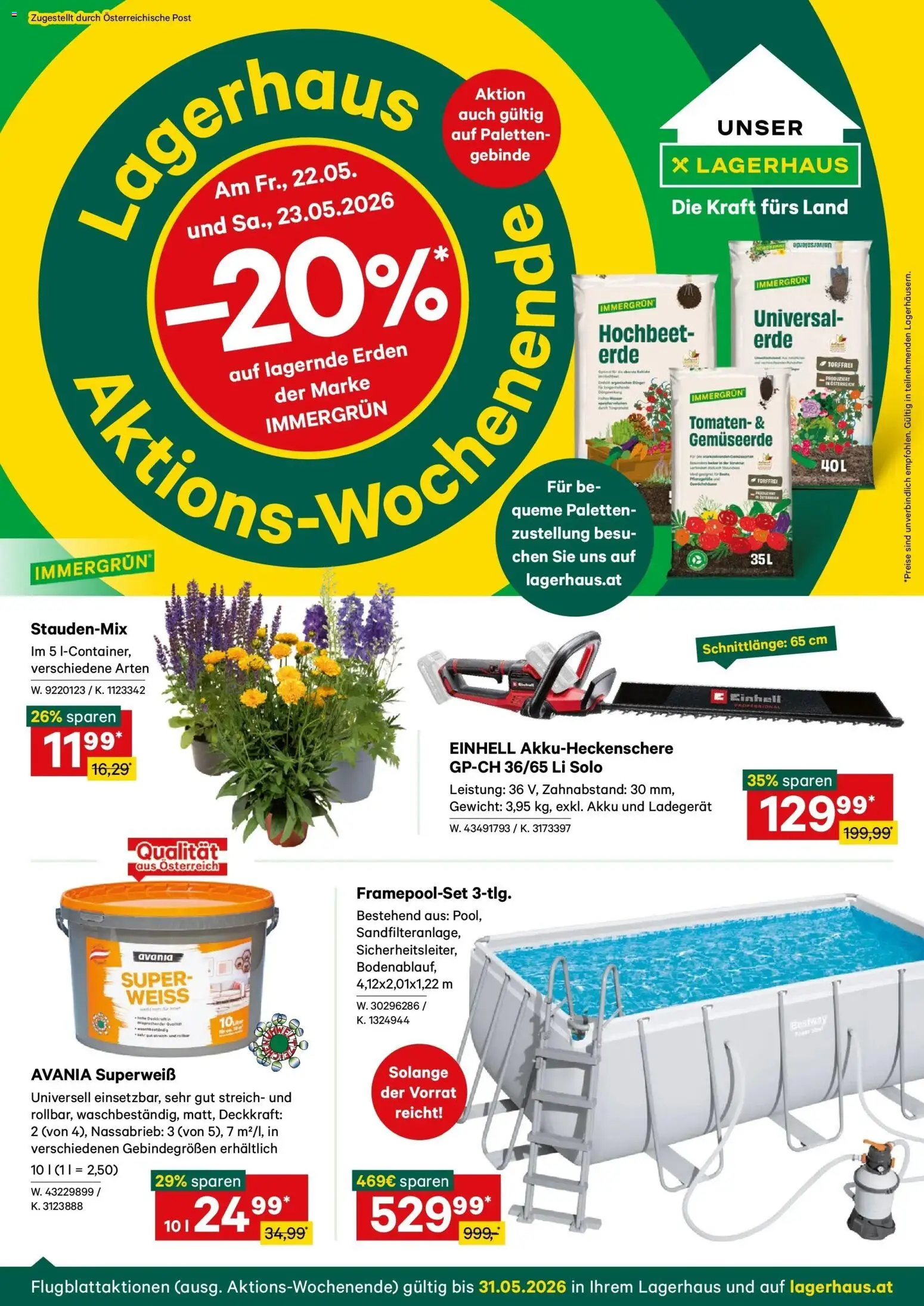 Lagerhaus - Wochen Angebote gültig ab 17.05.2026 | Seite: 1