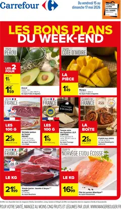 Carrefour - Prévisualisation de Carrefour plans du week-end valide à partir de 15.05.2026
