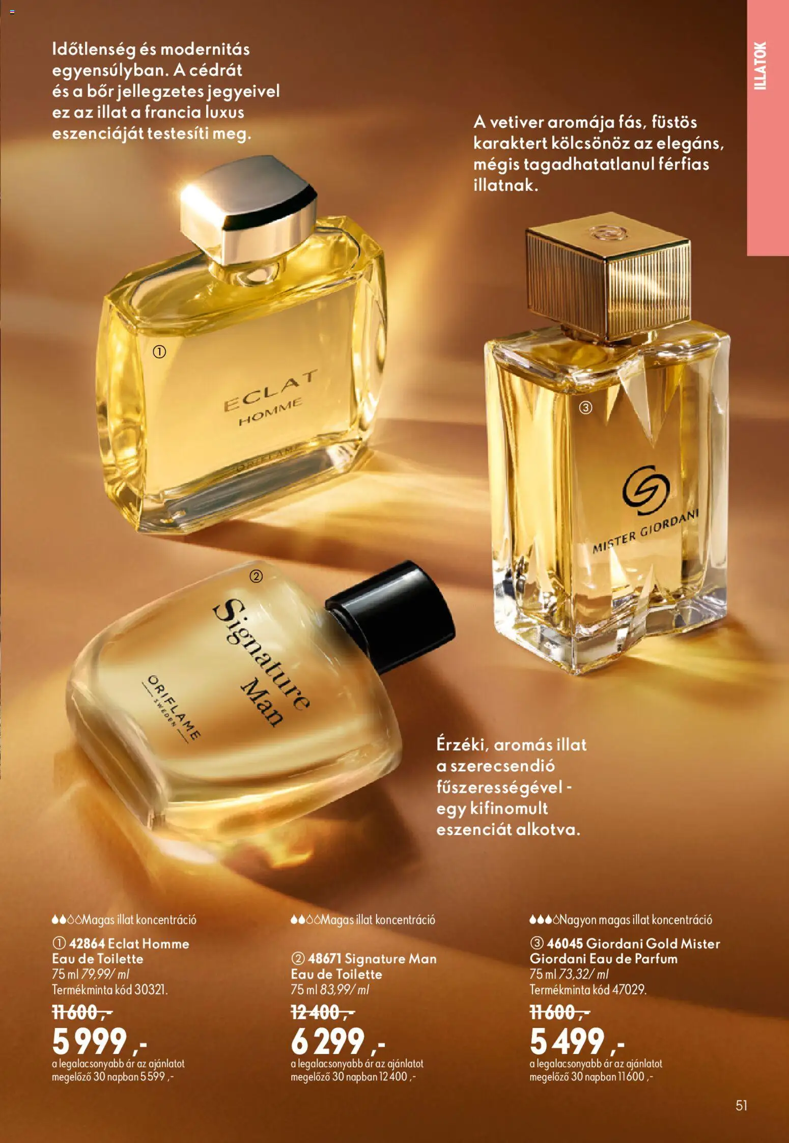 Oriflame akciós ujság - amely érvényes a következő dátumtól: 2026.08.19. | Oldal: 51 | Termékek: Parfüm, Bor