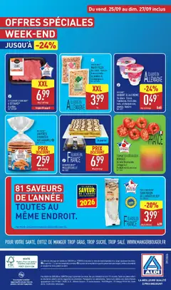 Aldi - Prévisualisation de SAUCISSON, DE L'ARDÈCHE IGP, PAYS GOURMAND®, SAUCISSON, DE L'ARDÈCHE IGP, Réf. 5001066 valide à partir de 22/09/2026 | Page: 51