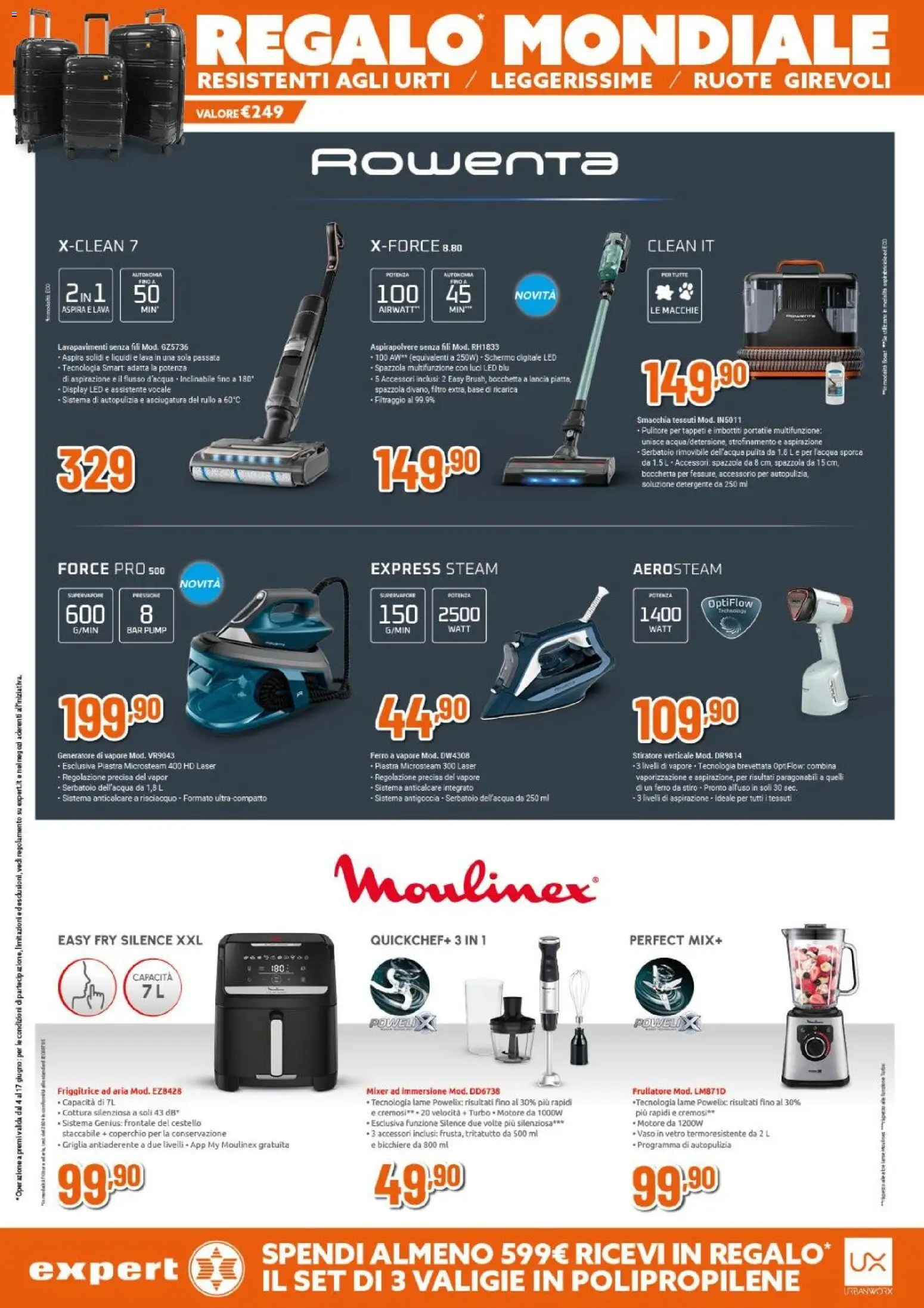 Volantino Expert del 04.06.2026 | Pagina: 27 | Prodotti: Schermo, Stiratore verticale, Lime, Generatore