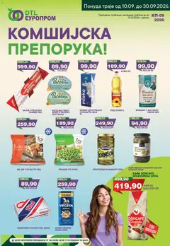 Europrom katalog Komsijska preporuka - pregled Europrom kataloga - važi od 10.09.2026