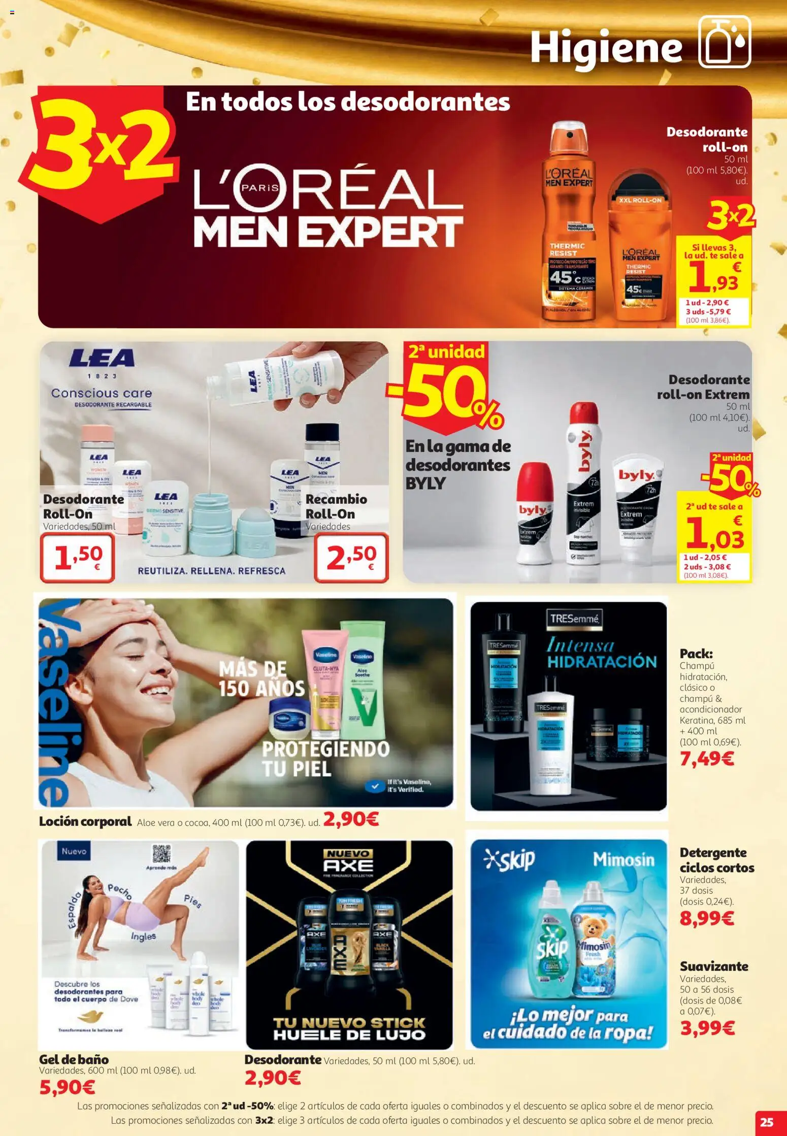 Alcampo folleto Mataró │ válido desde el 22/10/2026 | Página: 25 | Productos: Gel de baño, Loción corporal, Ropa, Baño