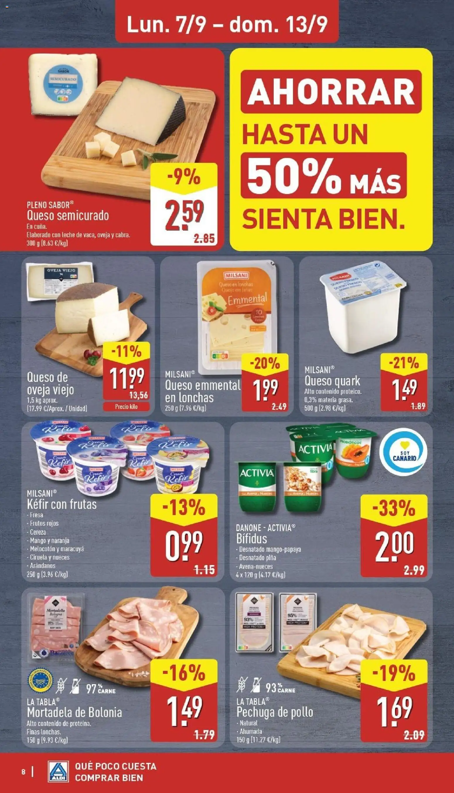 Aldi folleto Canarias │ válido desde el 07/09/2026 | Página: 8