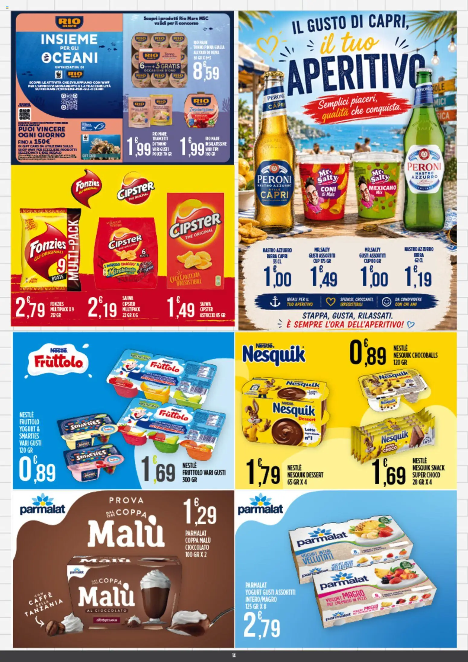 Volantino Euroesse del 15.06.2026 | Pagina: 14 | Prodotti: Caffè, Cioccolato, Astuccio, Aperitivo
