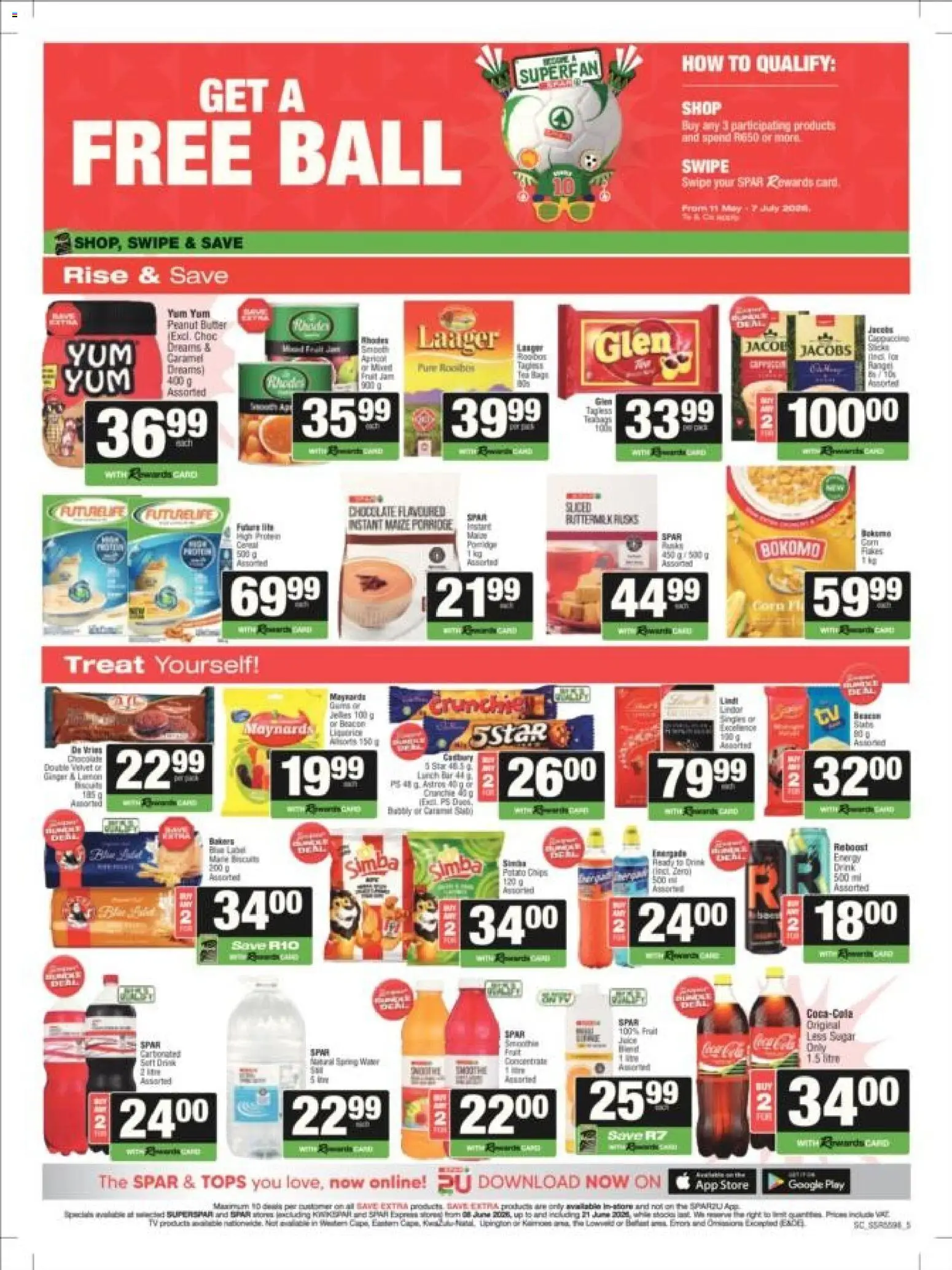 New Spar catalogue – valid from 08.06.2026 | Page: 5 | Products: Jam, Peanut butter, Fruit, Caramel