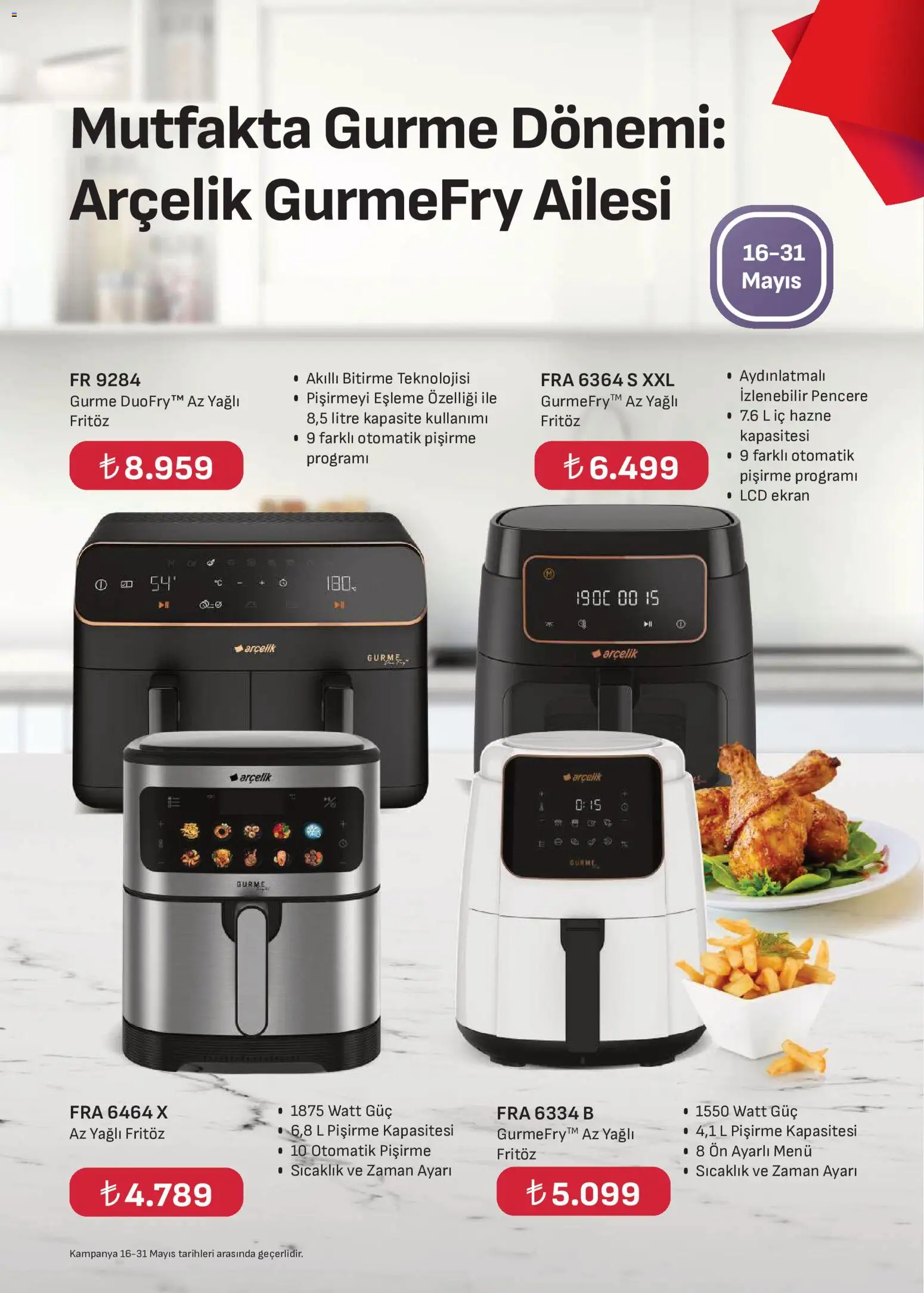Arçelik Katalog - 16.05.2026 tarihinden itibaren geçerlidir | Sayfa: 53