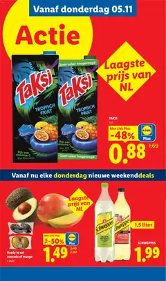 Lidl folder - Voorbeeld van een folder van Lidl, geldig van 02-11-2026 | Pagina: 42 | Producten: Avocado, Zuivel, Tropisch fruit, Mango