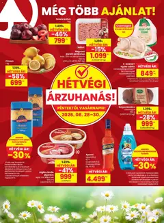 Spar akciós újság - amely érvényes a következő dátumtól: 2026.08.27. | Oldal: 20