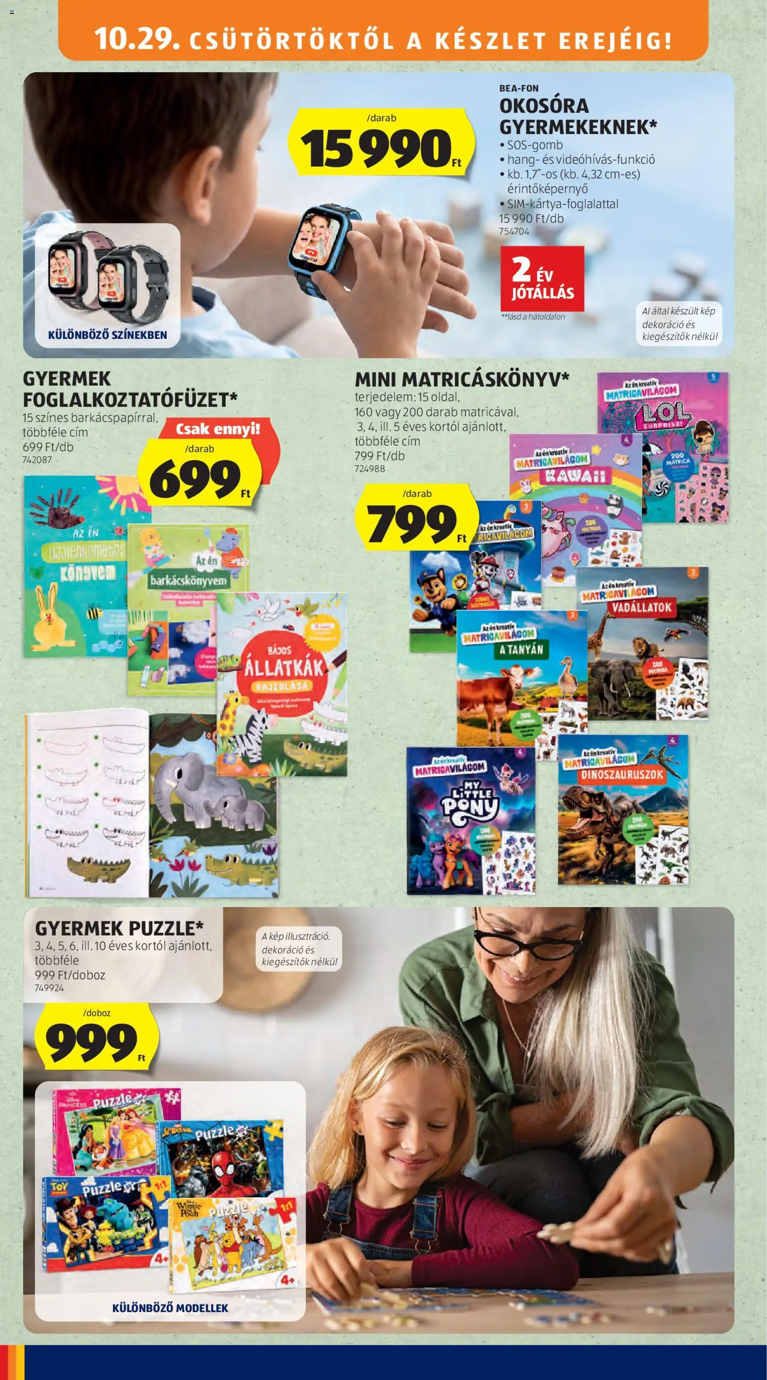 Aldi akciós ujság - amely érvényes a következő dátumtól: 2026.10.29. | Oldal: 44