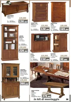 Anteprima del volantino Orizzonte Mobile catalogo valido a partire dal 16.01.2026 | Pagina: 31 | Prodotti: Libreria, Cassettiera, Tavolo, Credenza