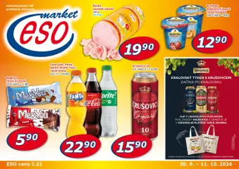 Náhled letáku Eso market leták od 30.09.2026
