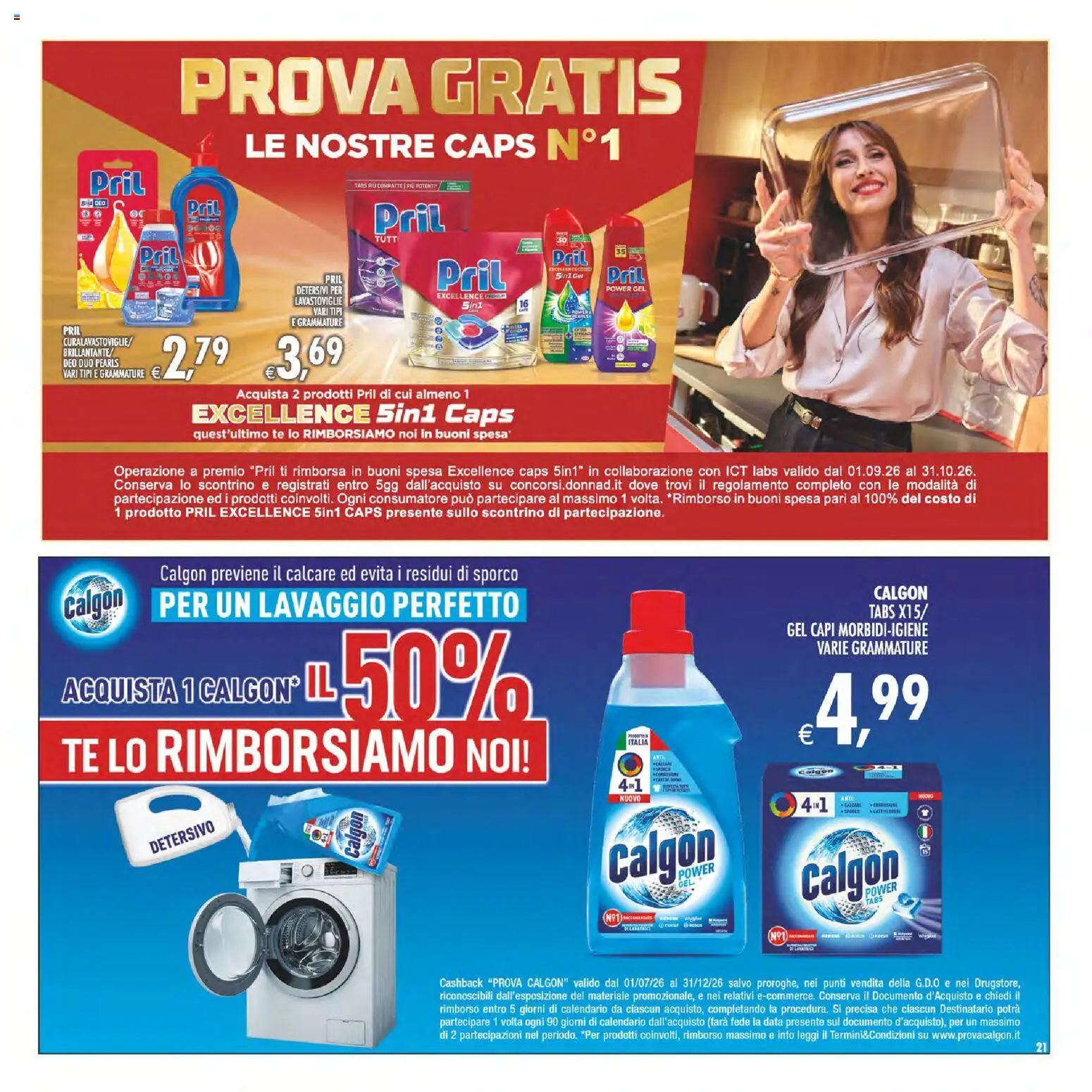 Volantino Decò del 01/09/2026 | Pagina: 21 | Prodotti: Tè, Lavastoviglie, Data