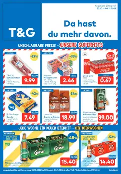 T&G Kärnten ab 22.10.2026 gültig